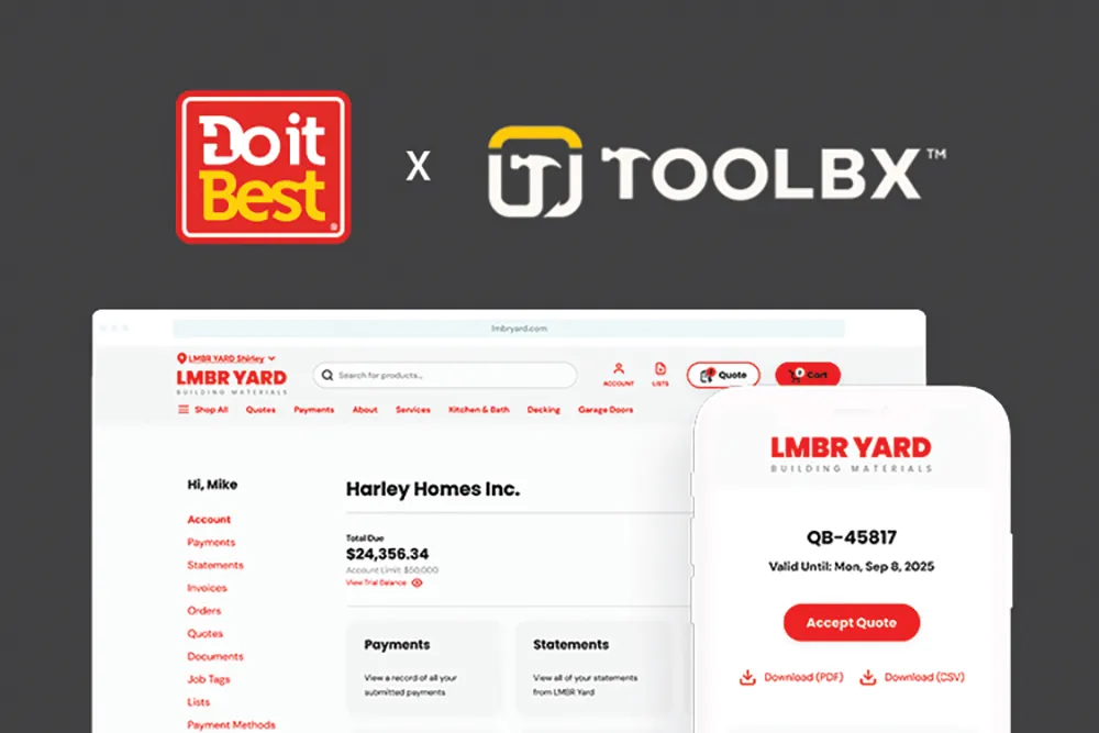 DO IT BEST TEAMS UP WITH TOOLBX