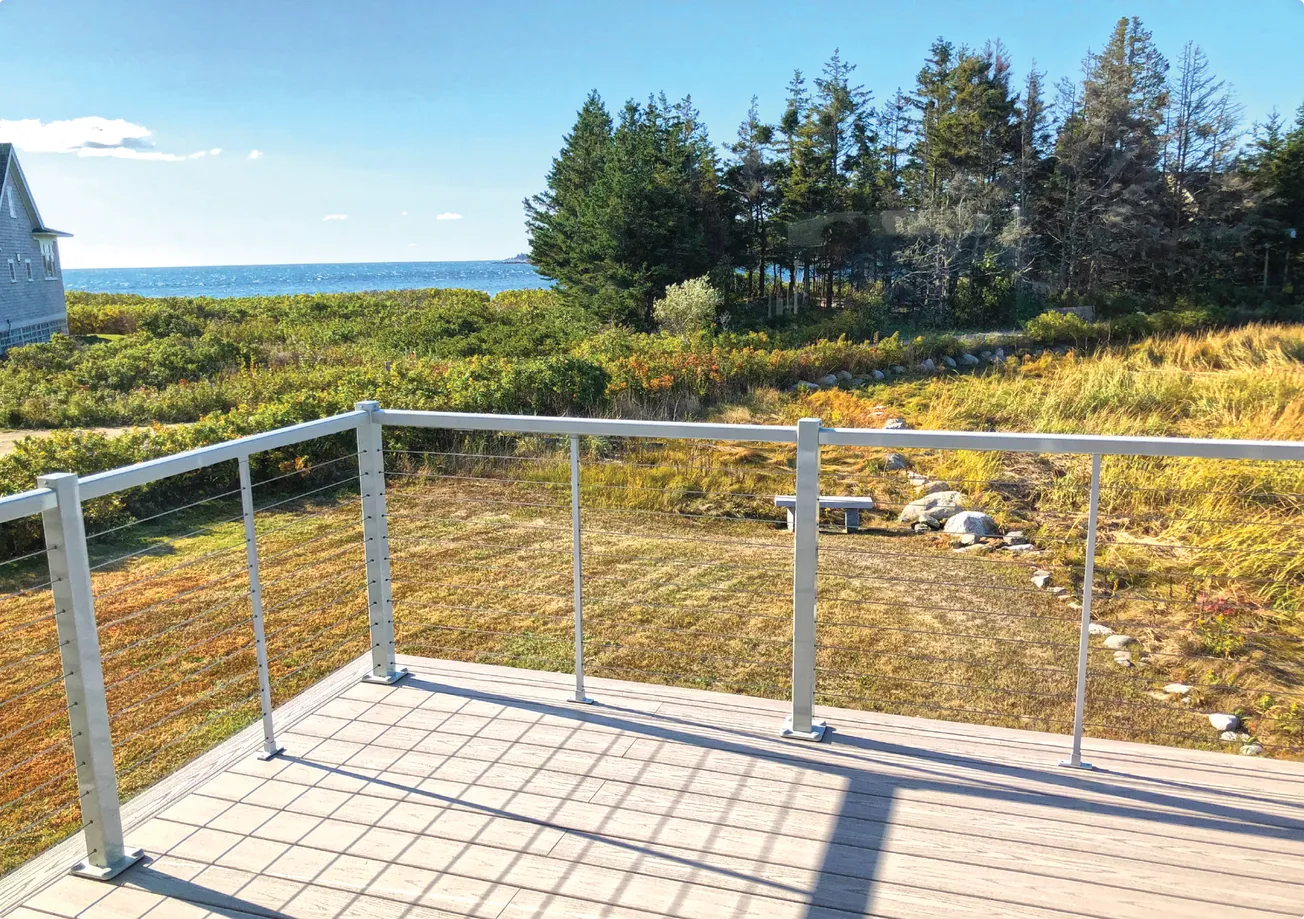 COASTAL WHITE CABLE RAILING